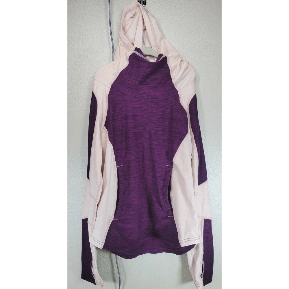 Obermeyer Teen Hoodie‎ Fleece Lined Pullover Size M 10–12 Stretch Athletic